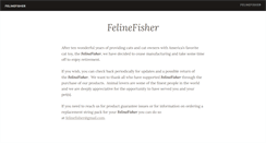 Desktop Screenshot of felinefisher.com